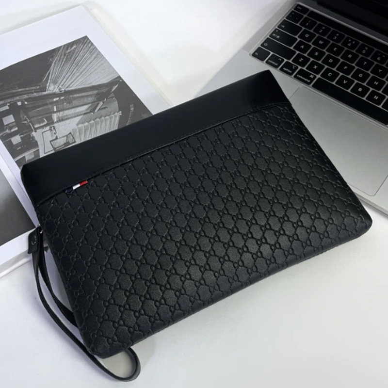 Fashion Harness Men - Designer Business Bag Leather Men Clutch