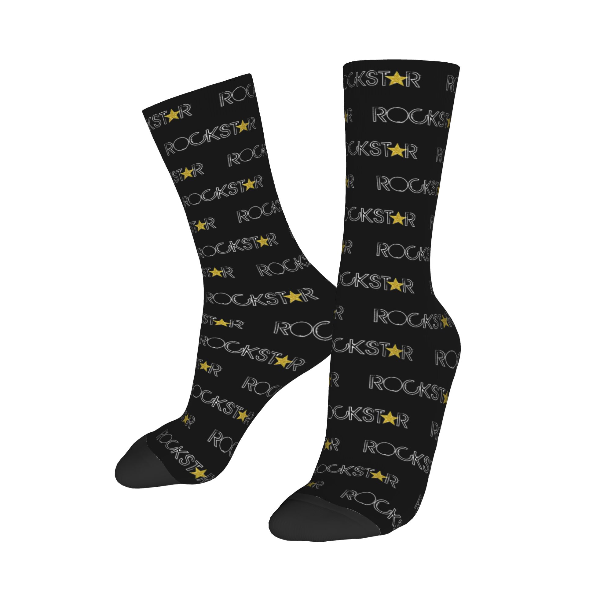 Men'S Fashion Youtube - Custom Fashion Printed R-Rocks S-Stars Socks