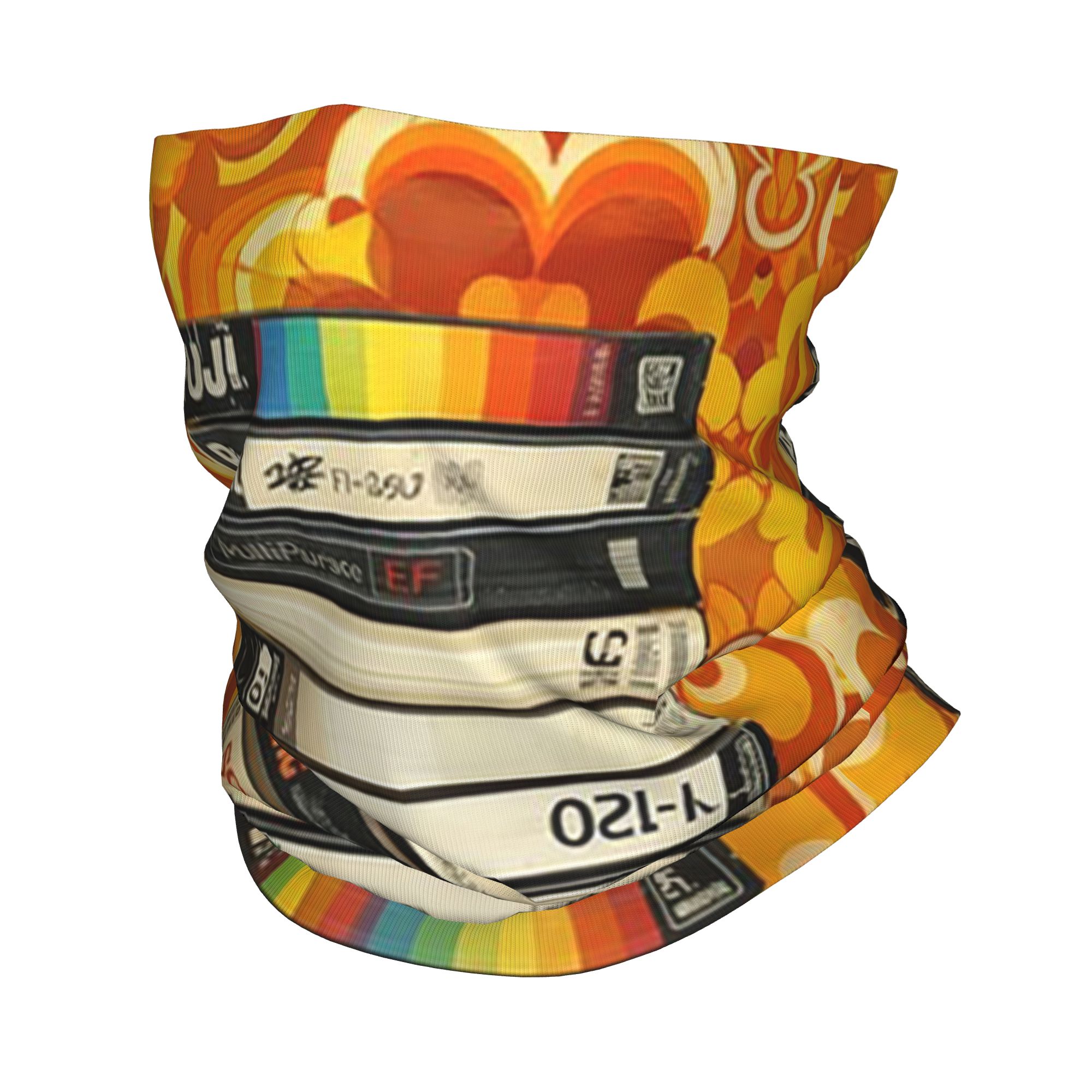 Men'S Fashion 70S - Stacked VHS Tapes 70s Floral Art