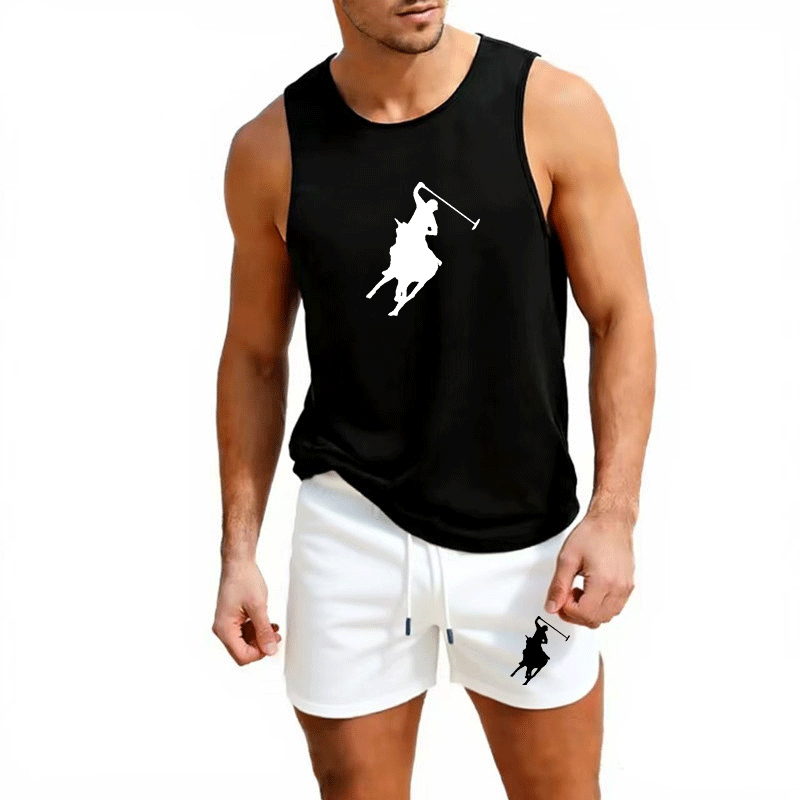 Mens Fashion Casual - European Men Summer Vest and Shorts