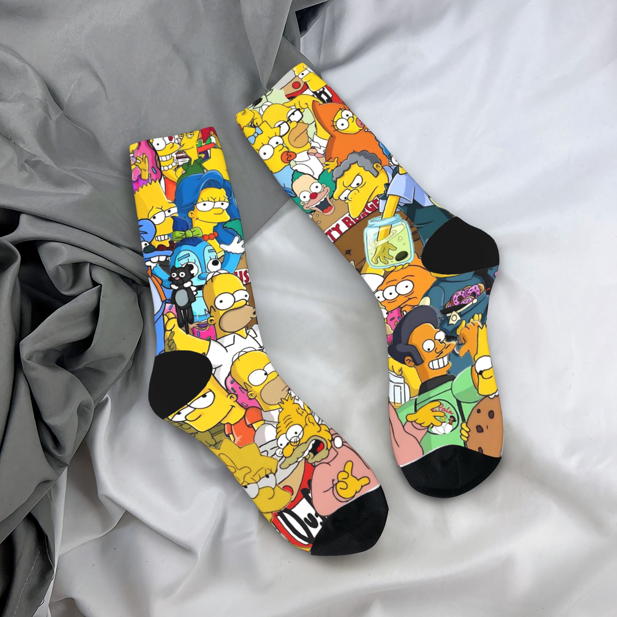 Men'S Fashion Youtube - Fashion S-Simpson Soccer Socks Polyester Middle