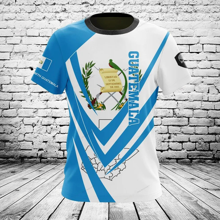 Men'S Fashion Guatemala - Customized Summer Casual Guatemala Flag Graphic