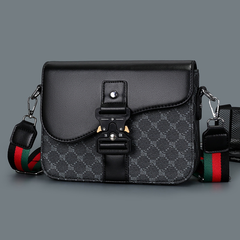 Fashion Harness Men - Fashionable Jacquard Pattern Men's Crossbody Bag