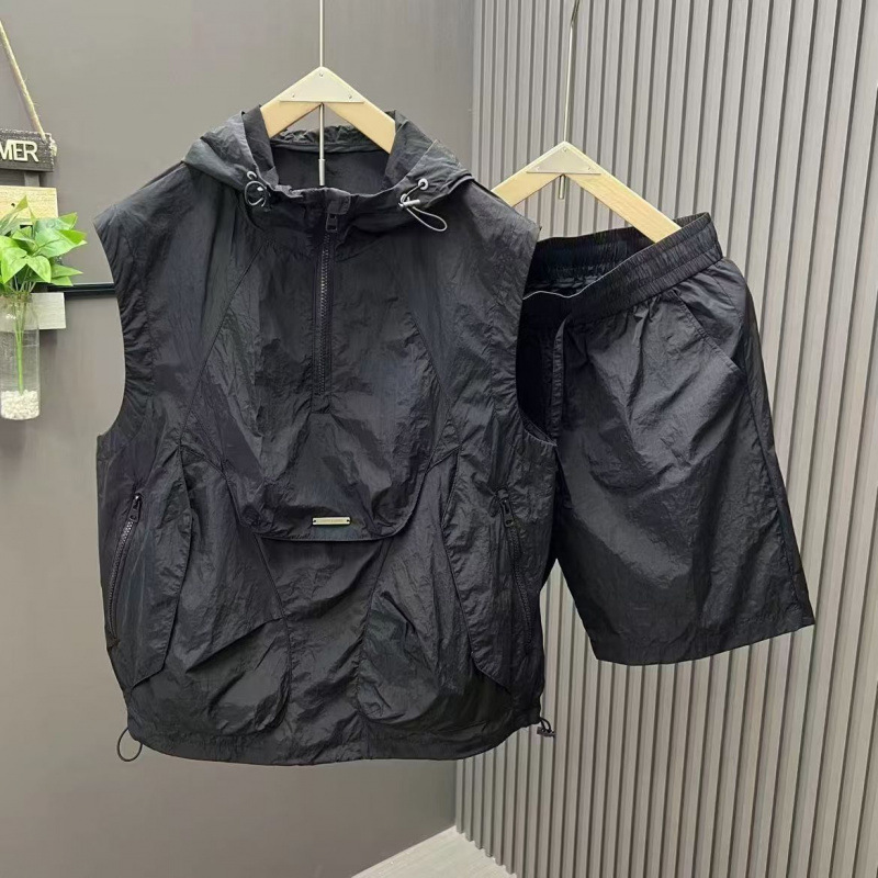 Mens Fashion Zip Up - 2026 Summer New Men's Casual Hooded
