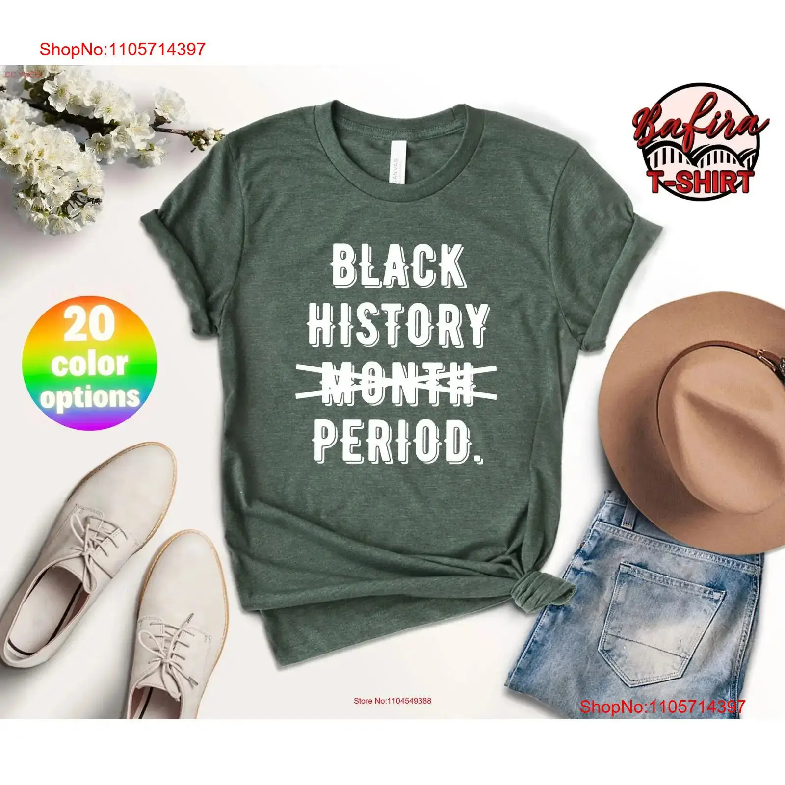 Men'S Fashion History - Black History Month Period T Shirt