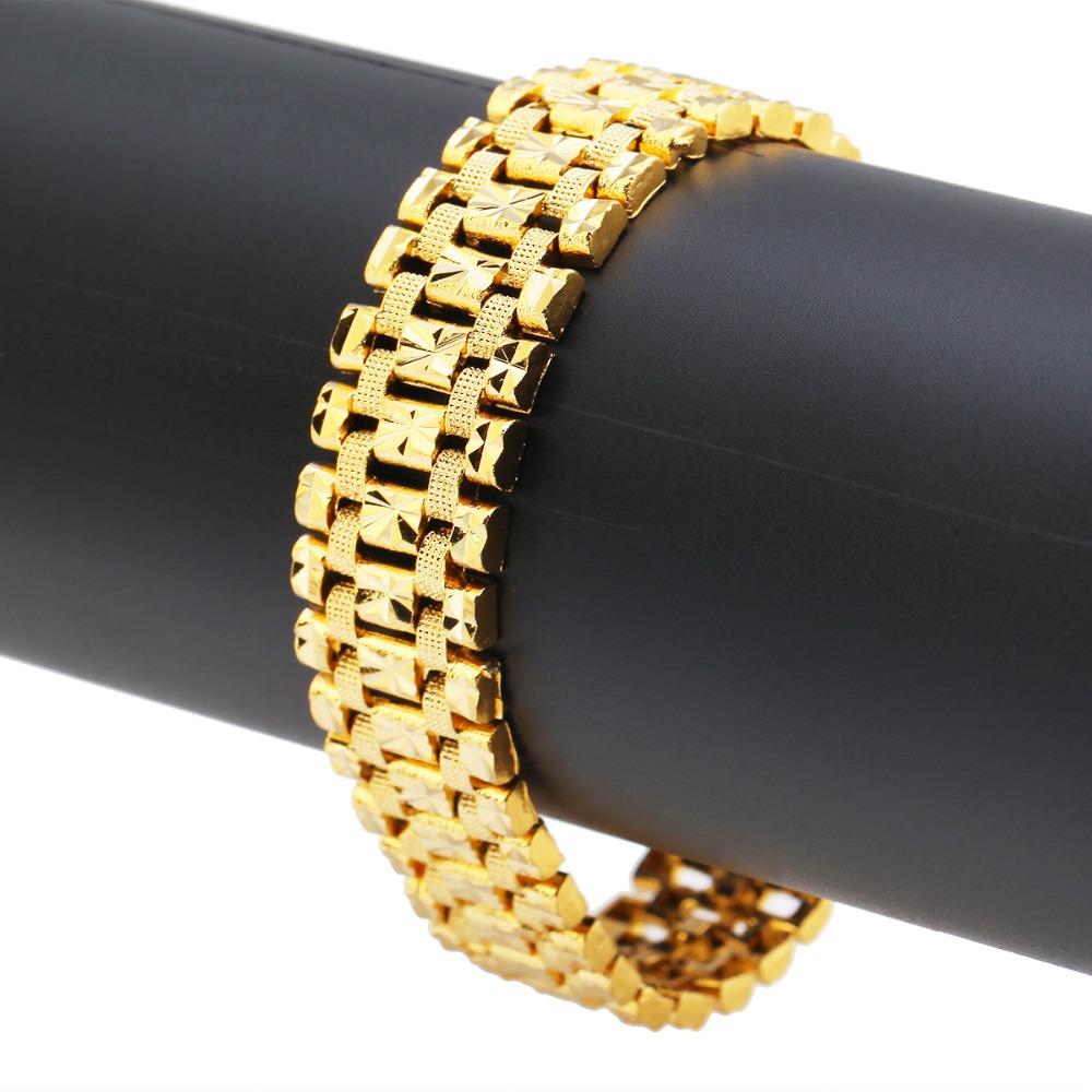 Dubai Men'S Fashion - Dubai Gold Bracelet Gold Color Jewelry