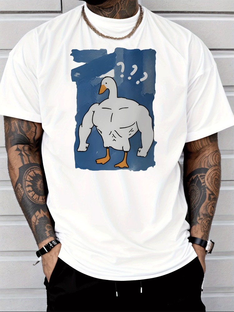 Men'S Fashion Questions - Men Navy Tee Funny Buff Muscular