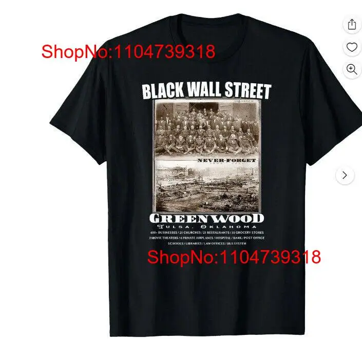 Men'S Fashion History - Black Wall Street Vintage History T