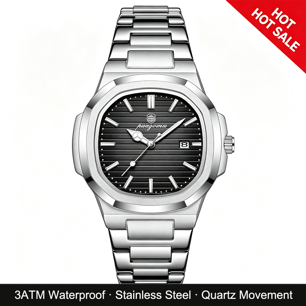 Men'S Fashion Magazine - PAAZOMU Men Quartz Wristwatch Fashion Business