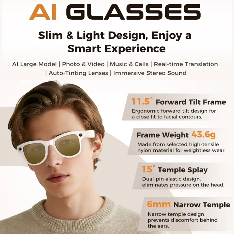 2026 New AI Smart Glasses with - огляд і ціна Men'S Fashion Glasses 2026