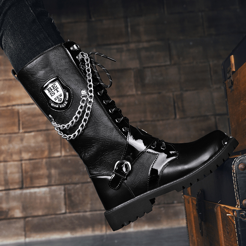 Men's high top motorcycle boot - огляд і ціна Men'S Fashion For 45 Years Old