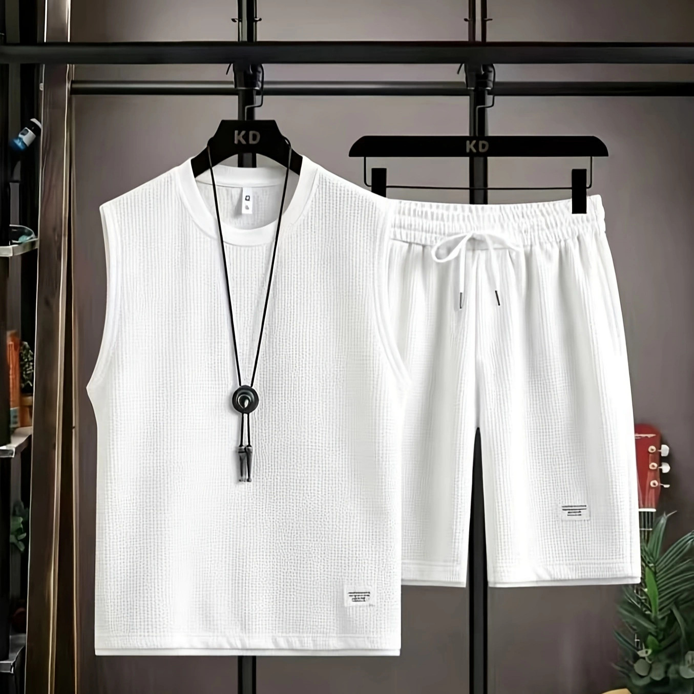 Summer men's vest sets high qu - огляд і ціна Mens Fashion Casual