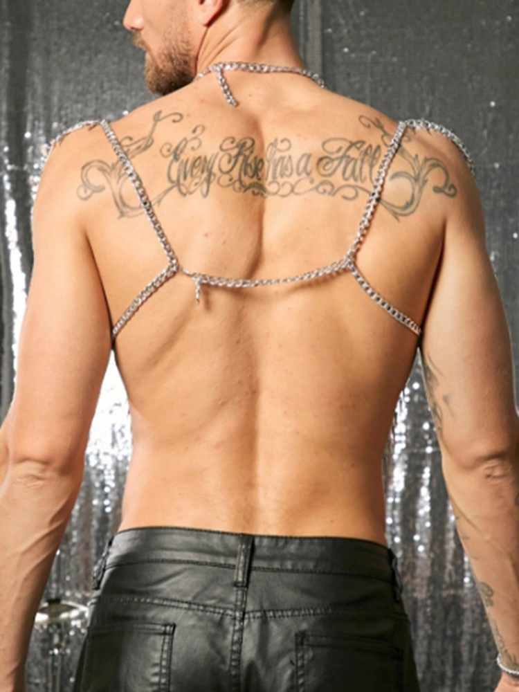 Tassels Chain Body Shoulder Se - огляд і ціна Fashion Harness Men