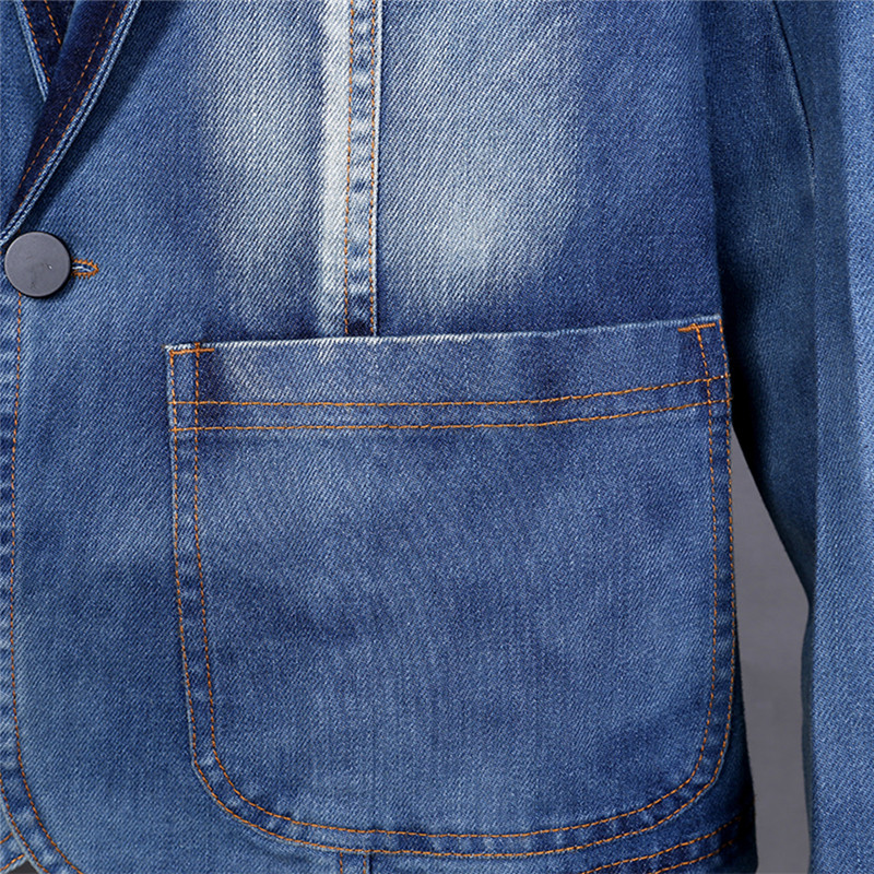 Denim Suit Jacket Brand Men's  - огляд і ціна Men'S Fashion Light Jacket