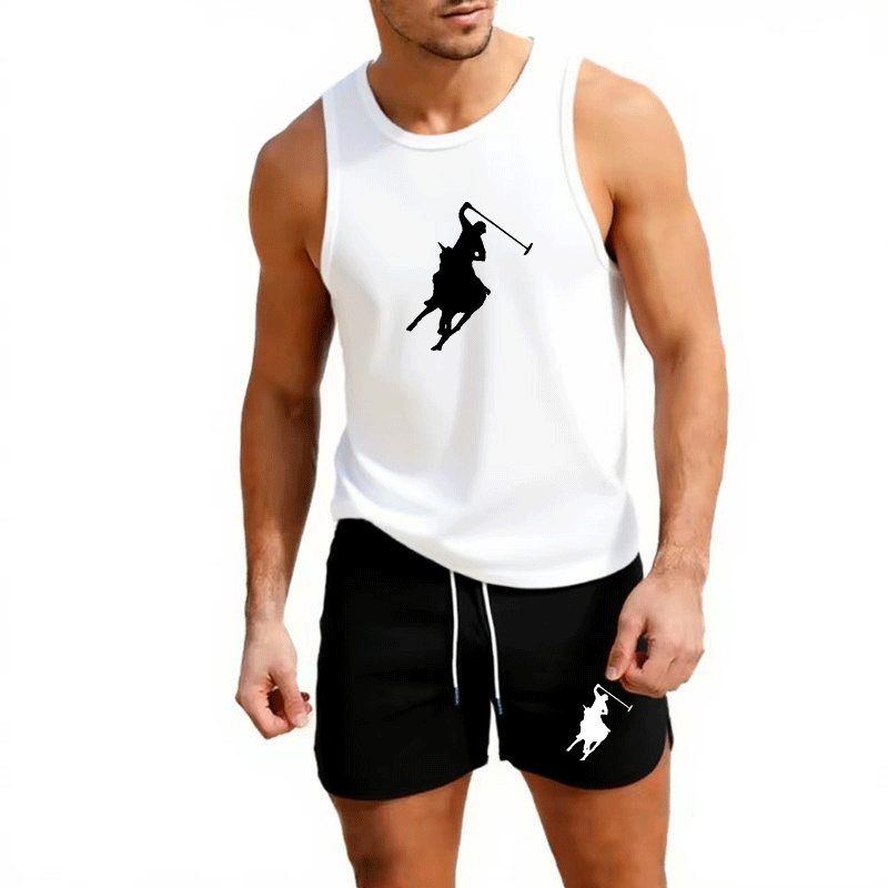 European Men Summer Vest and S - огляд і ціна Mens Fashion Casual