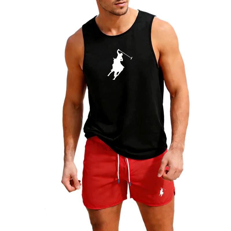 European Men Summer Vest and S - огляд і ціна Mens Fashion Casual