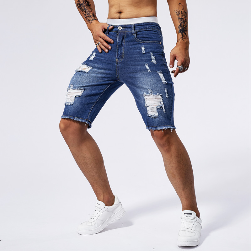 2025 Summer New Men's Ripped D - огляд і ціна Men'S Fashion Pants 2025