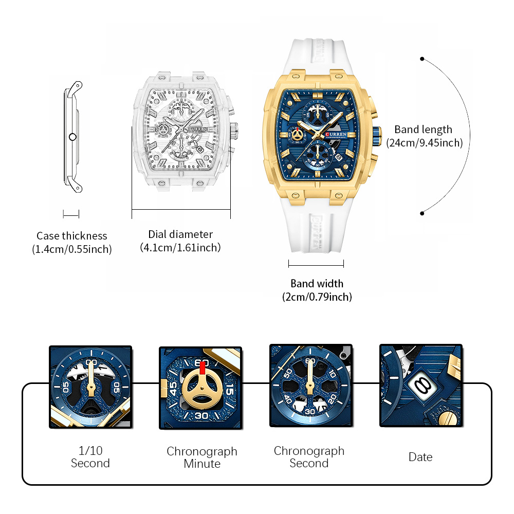 CURREN Luxury Vintage Watch fo - огляд і ціна Men'S Fashion Magazine