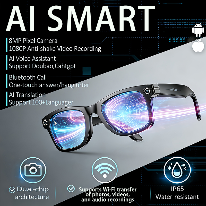 AI Smart Glasses with 8MP Came - огляд і ціна Men'S Fashion Glasses 2026