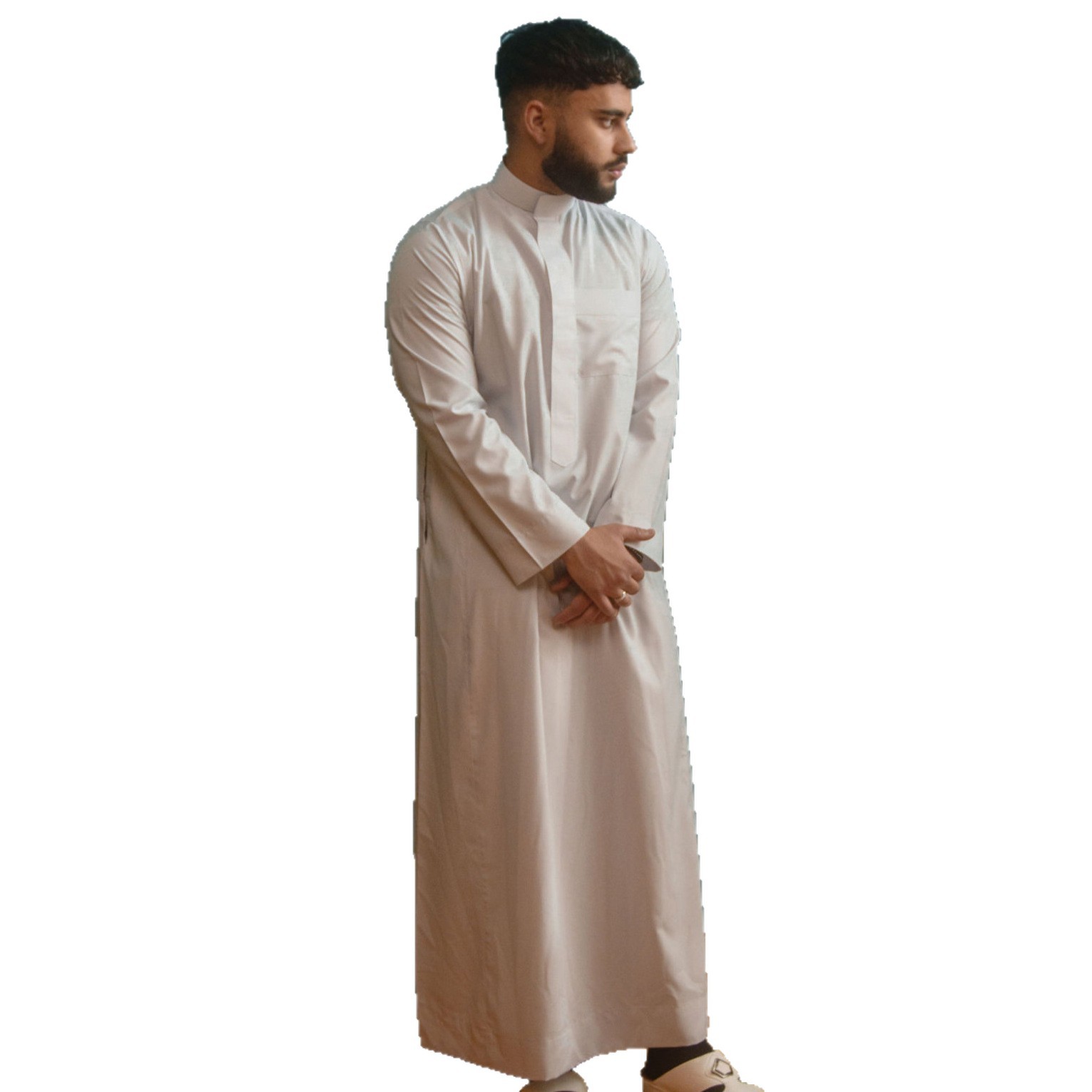 Muslim Men Jubba Thobe Zipper  - огляд і ціна Dubai Men'S Fashion