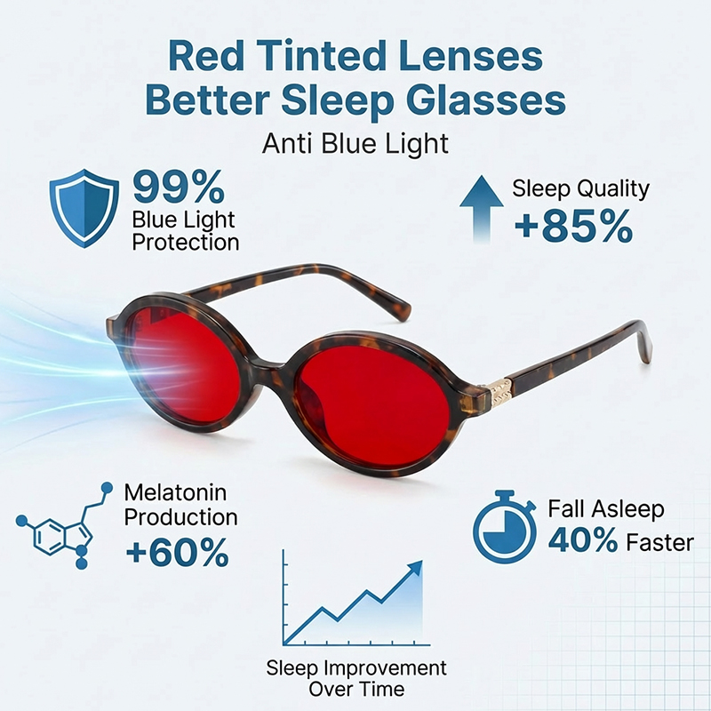 Anti Blue Light Red Lens Filte - огляд і ціна Men'S Fashion Glasses 2026
