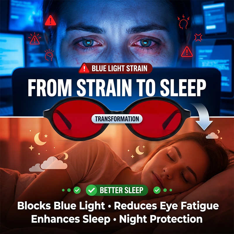 Anti Blue Light Red Lens Filte - огляд і ціна Men'S Fashion Glasses 2026