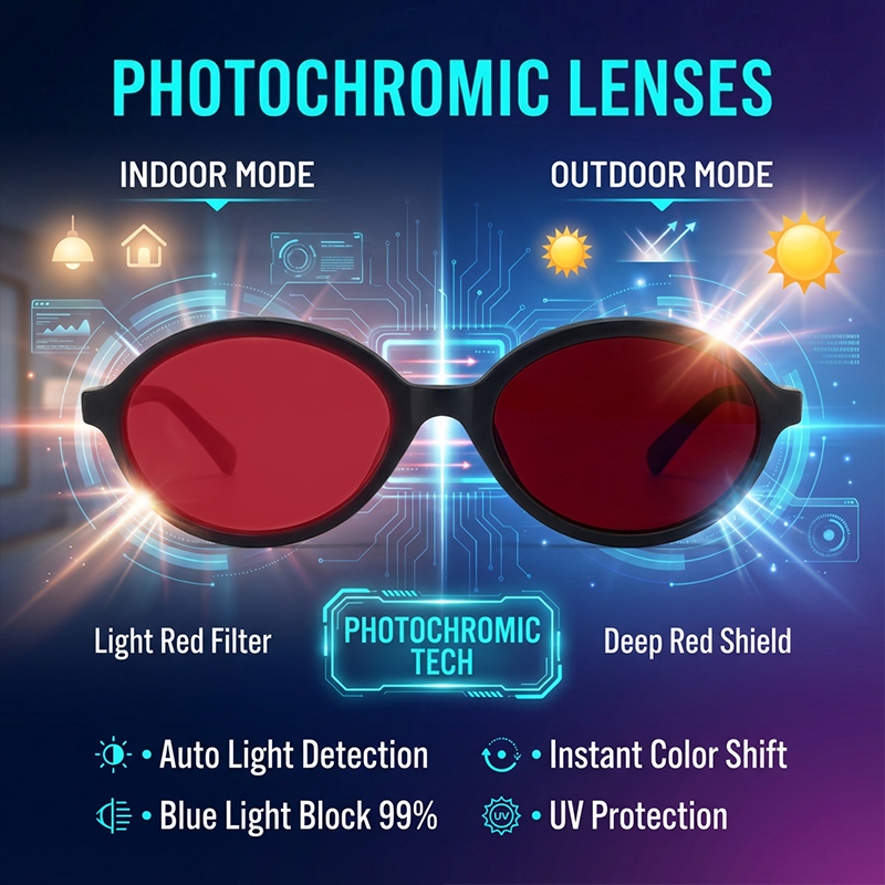 Anti Blue Light Red Lens Filte - огляд і ціна Men'S Fashion Glasses 2026