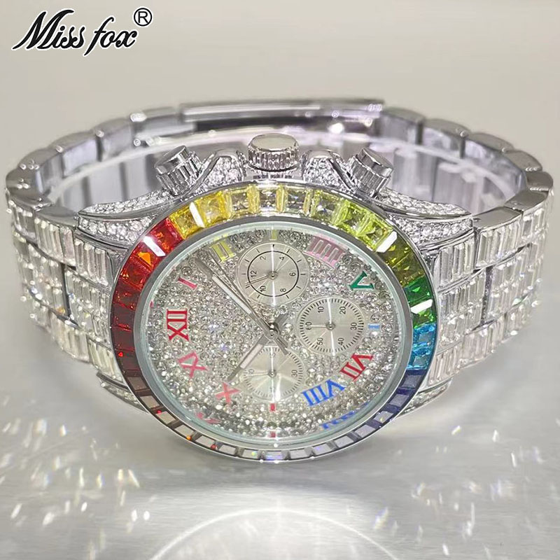 MISSFOX Luxury Iced Watch For  - огляд і ціна Men'S Fashion Magazine