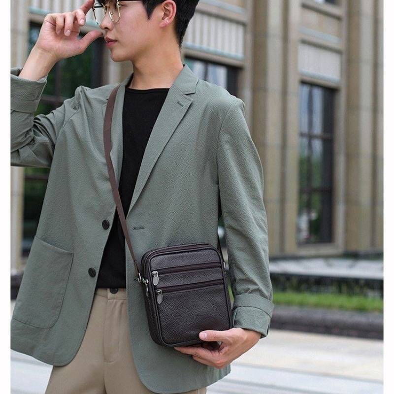 Men's Shoulder Messenger Bag C - огляд і ціна Fashion Harness Men