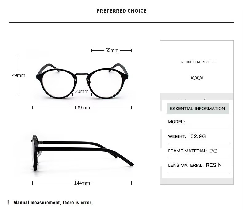 Fashion Transparent round glas - огляд і ціна Men'S Fashion Glasses 2026