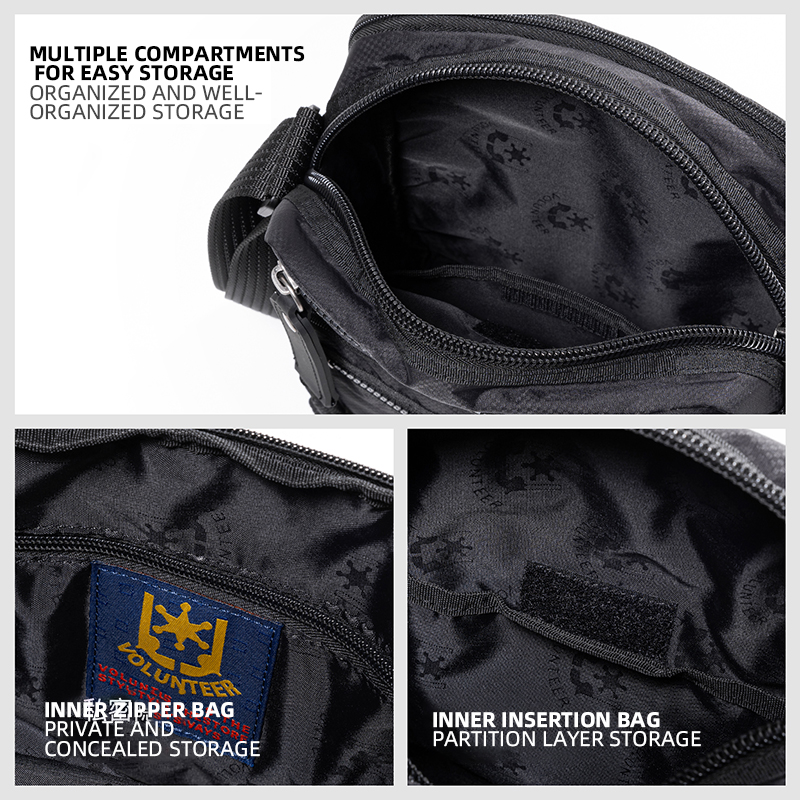 VOLUNTEER 7L Phone Crossbody B - огляд і ціна Fashion Harness Men