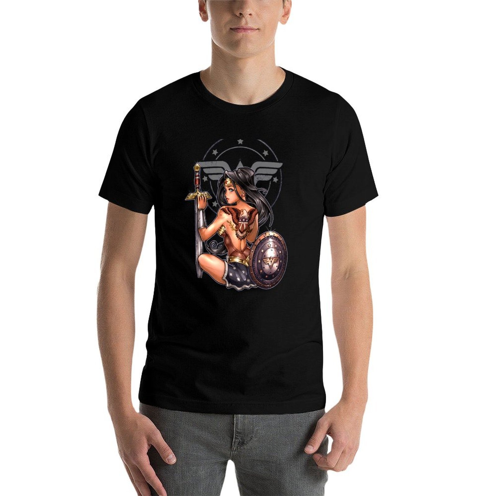 AMAZON pinup version T-Shirt F - огляд і ціна Amazon Men'S Fashion