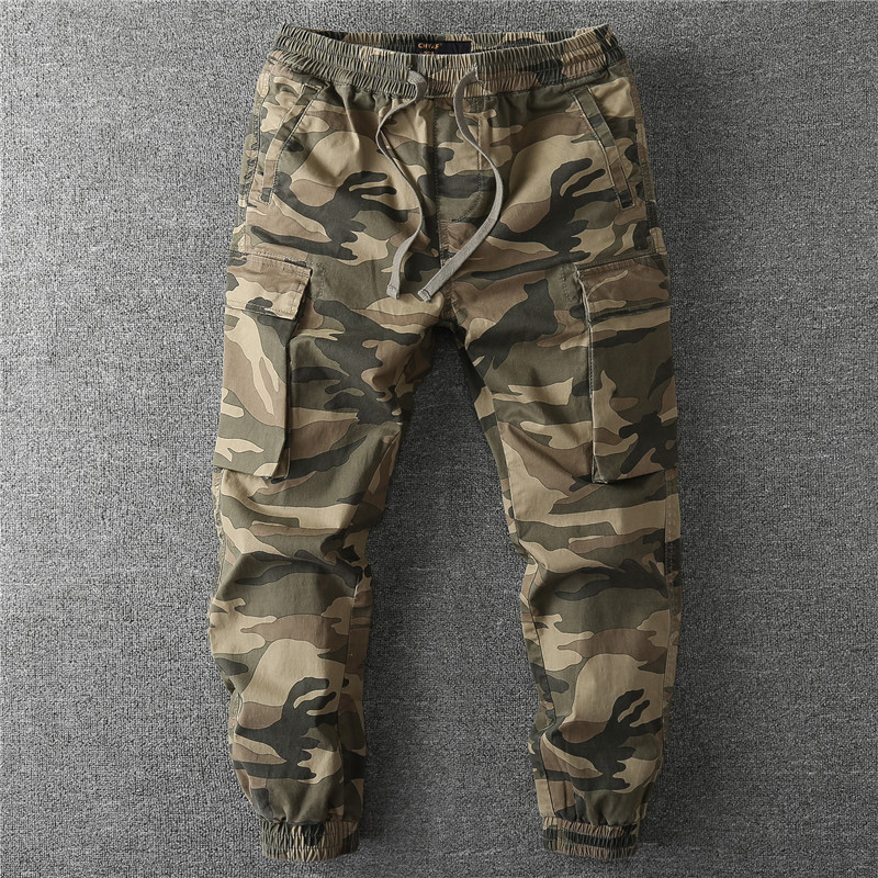 Vintage Camo Multi Pocket Carg - огляд і ціна Mens Fashion Camo Pants