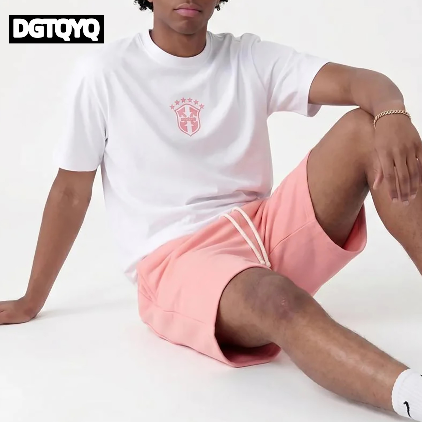 Man's Summer New Pink Embroide - огляд і ціна Mens Fashion Zip Up