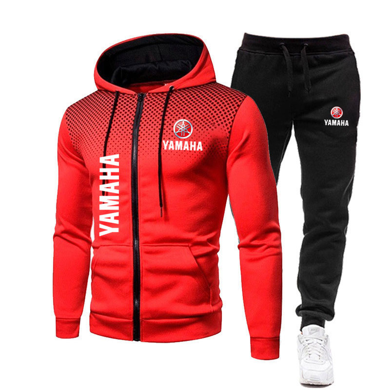 Yamaha Men's Sets Logo Print S - огляд і ціна Mens Fashion Zip Up