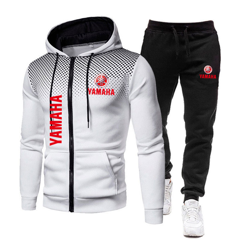 Yamaha Men's Sets Logo Print S - огляд і ціна Mens Fashion Zip Up
