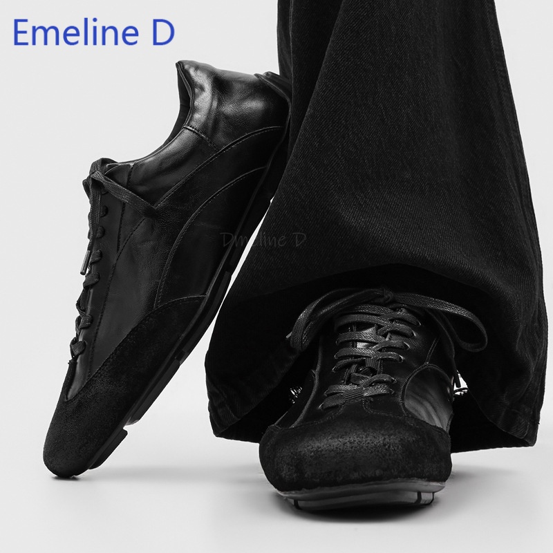 Men Vintage Stitching Casual S - огляд і ціна Mens Fashion Combination