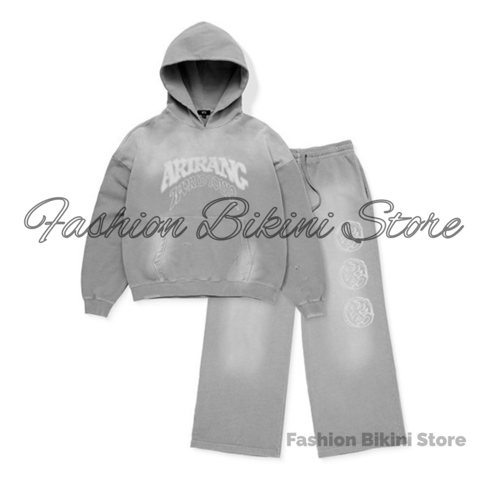 NEW Washed Grey Retro Hoodie 3 - огляд і ціна Mens Fashion Zip Up