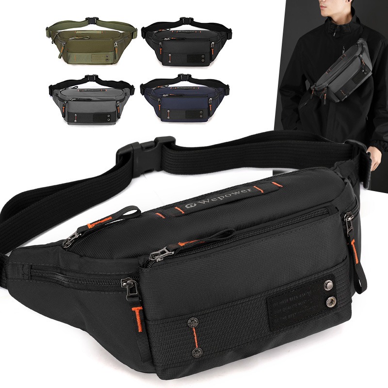 Men Waist Pack Belt Bag Cross  - огляд і ціна Fashion Harness Men