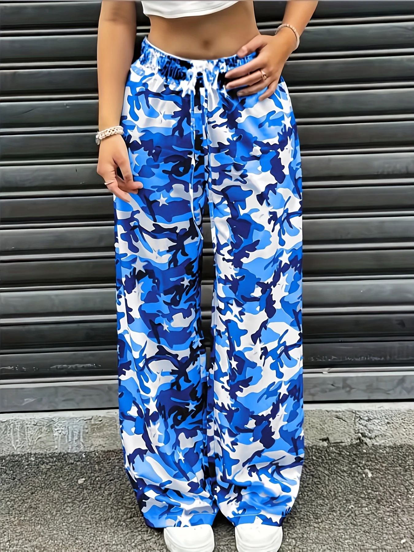 Hot Sale Summer Men Women Blue - огляд і ціна Mens Fashion Camo Pants