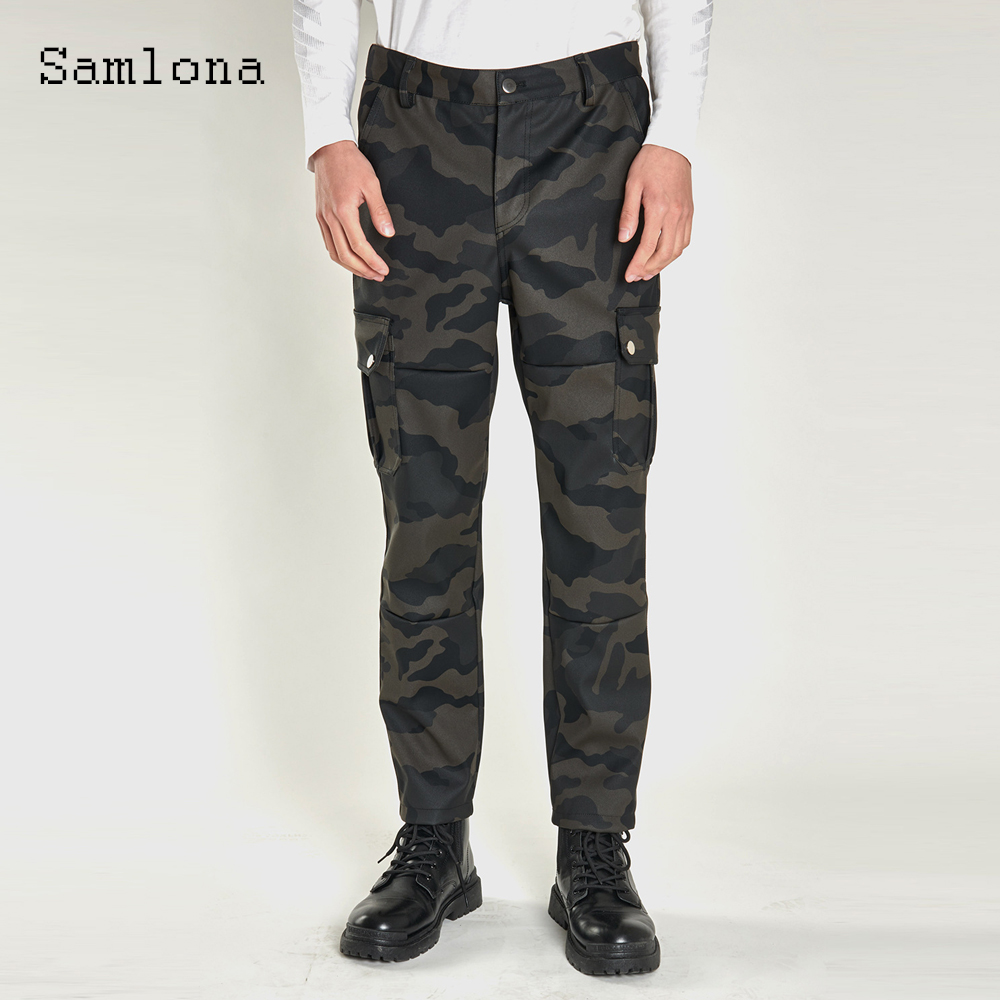2025 Men's Stand Pocket Fashio - огляд і ціна Mens Fashion Camo Pants