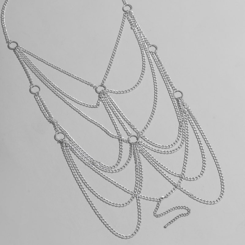 Men’s Body Chain Harness Silve - огляд і ціна Fashion Harness Men