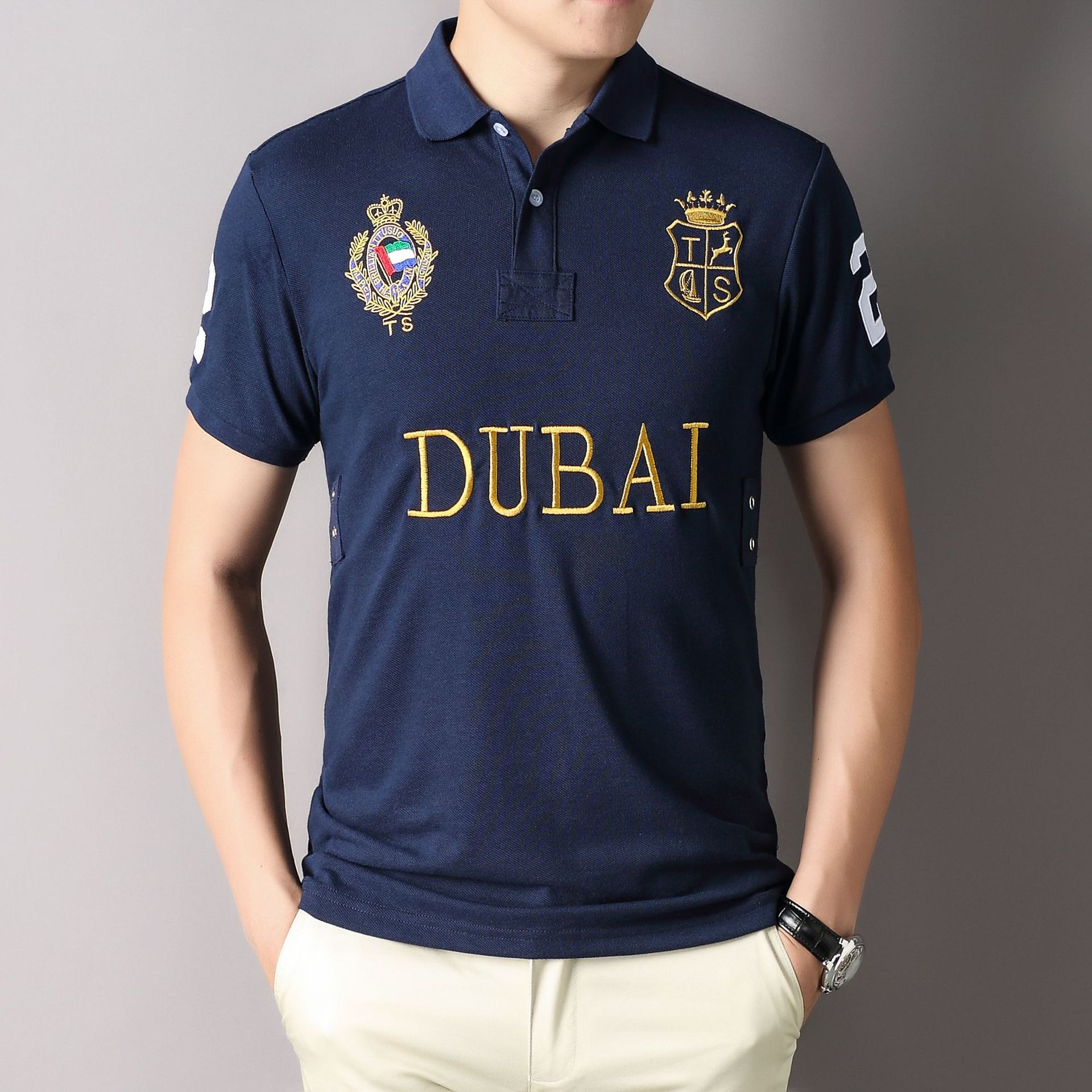 New Polo Shirts for Men Cotton - огляд і ціна Dubai Men'S Fashion