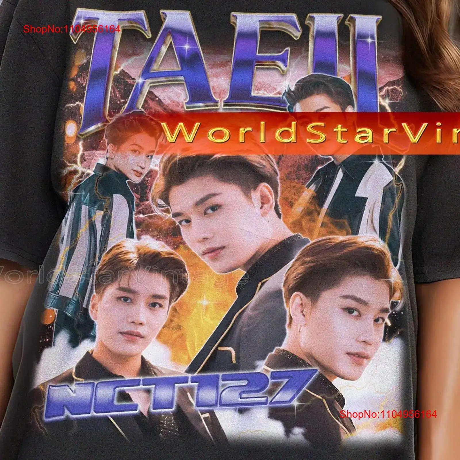 Taeil NCT Vintage T Shirt Homa - огляд і ціна Mens Fashion In The 90S