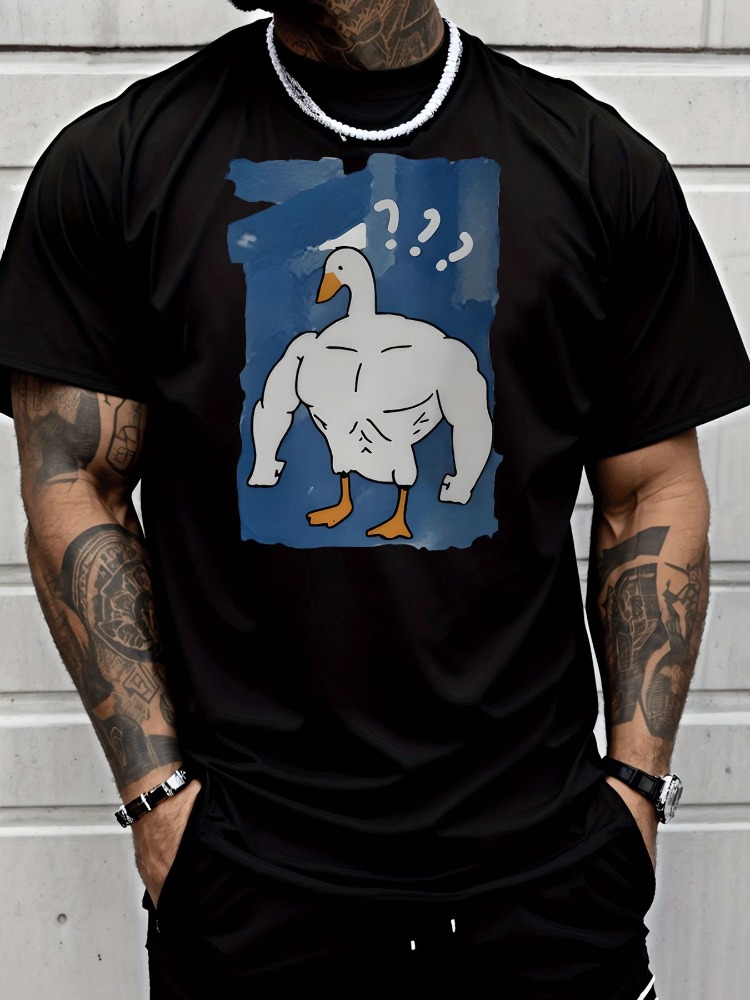 Men Navy Tee Funny Buff Muscul - огляд і ціна Men'S Fashion Questions