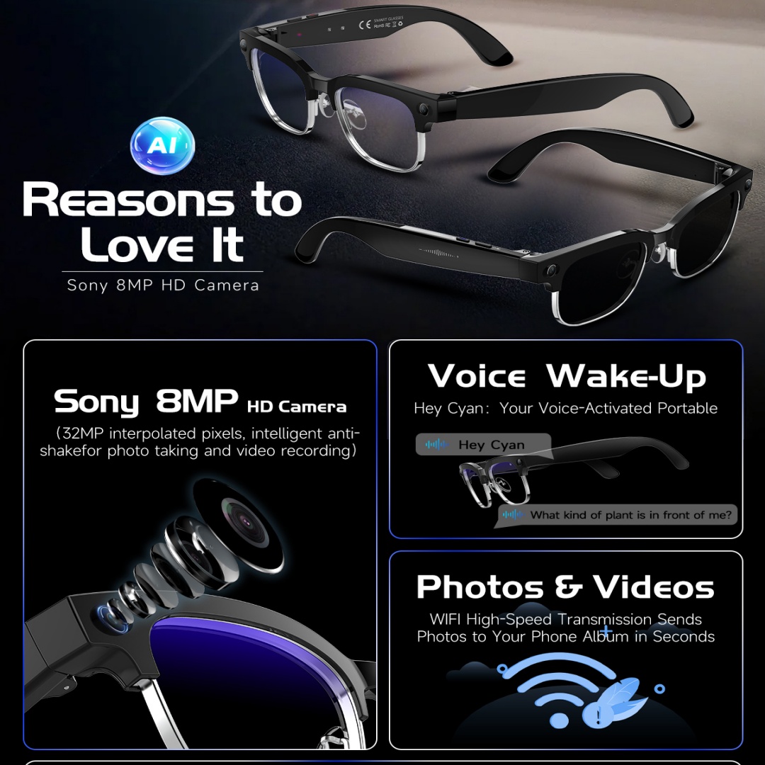 2026 New 8K HD AI Smart Glasse - огляд і ціна Men'S Fashion Glasses 2026