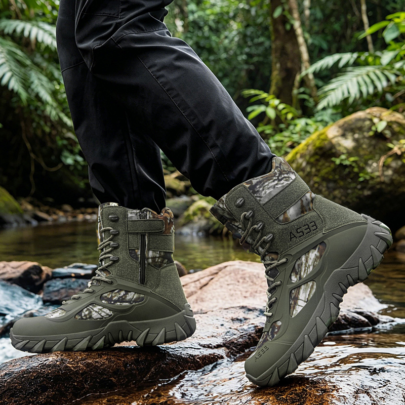 Men Tactical Boot Outdoor Ultr - огляд і ціна Mens Fashion Zip Up