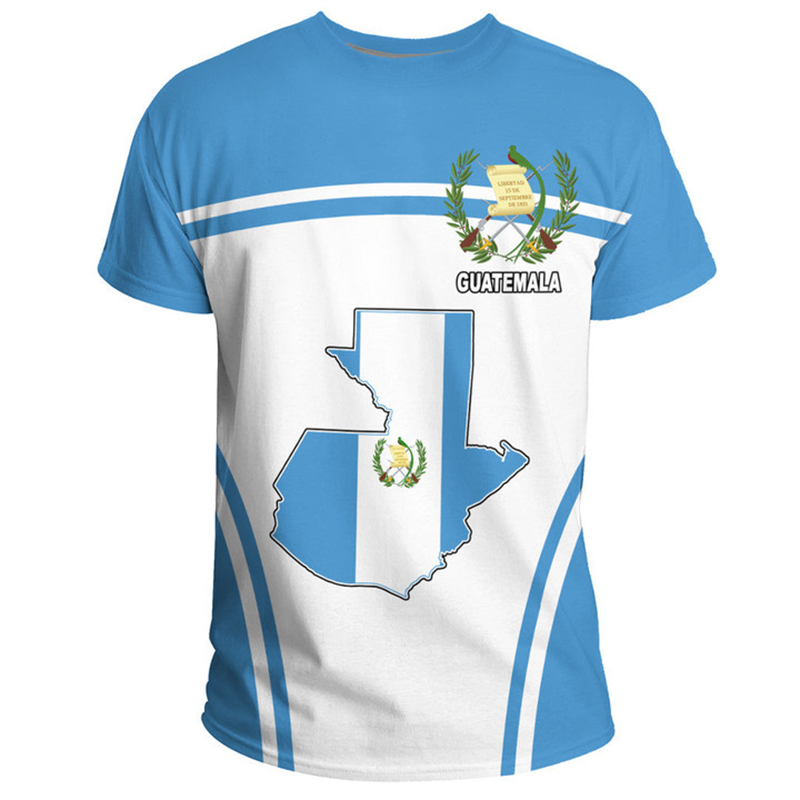 Guatemala Flag Map 3D Printed  - огляд і ціна Men'S Fashion Guatemala