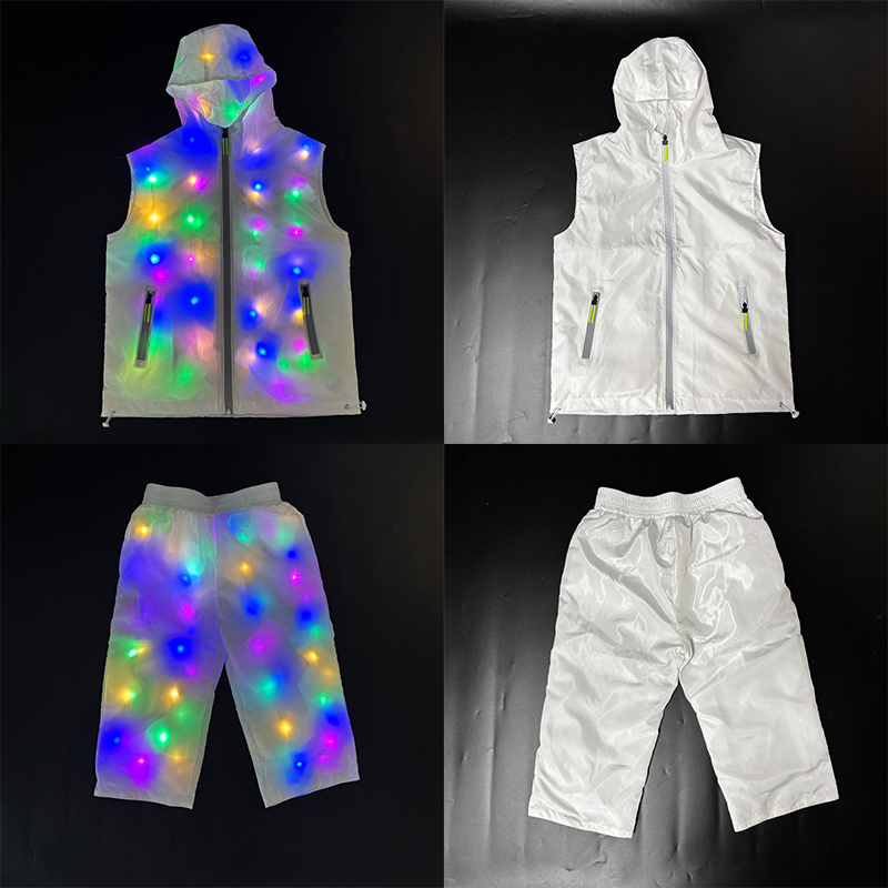 Glowing Vest Jacket Costumes H - огляд і ціна Men'S Fashion Light Jacket
