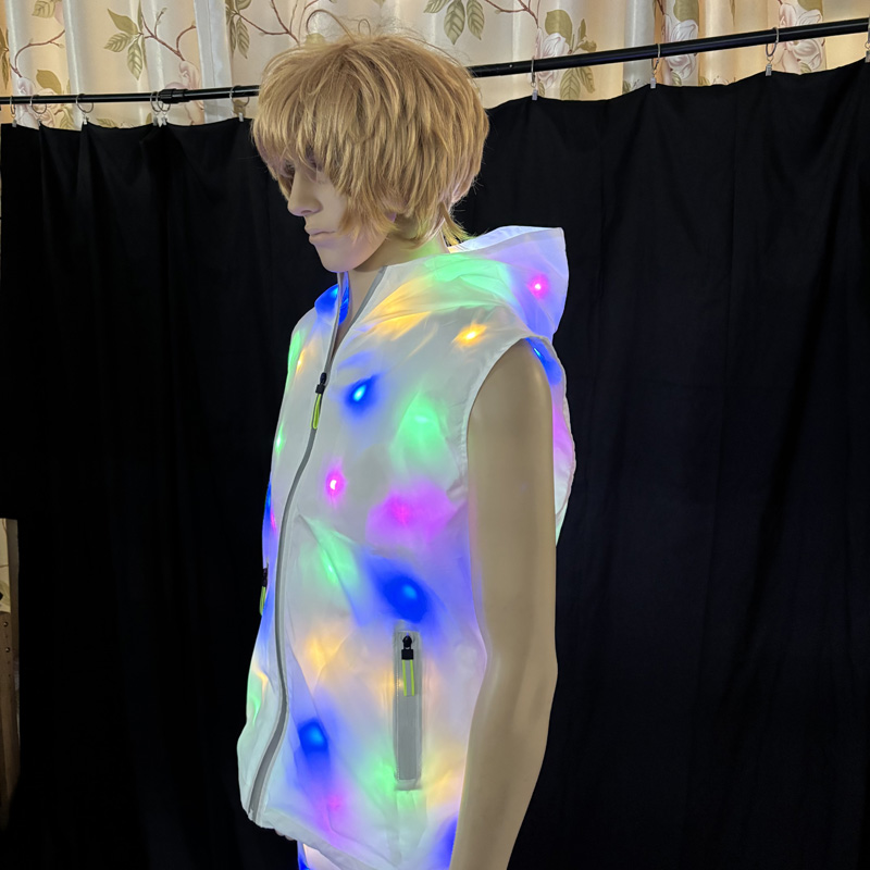Glowing Vest Jacket Costumes H - огляд і ціна Men'S Fashion Light Jacket